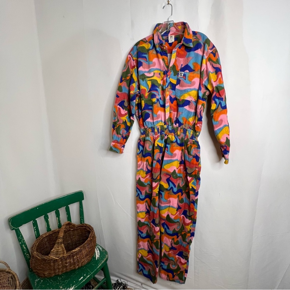 Lucy and Yak Boiler Jumpsuit in Organic Cotton Size X-Large